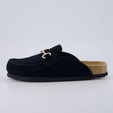 Cliff Suede Clog Mules