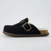 Blain Fur Genuine Suede Clogs