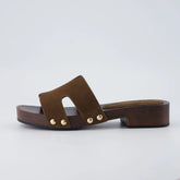Thai-L Genuine Leather Platform Sandals