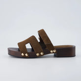 Tokyo Genuine Suede Sandals
