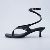 Martini Strappy Kitten Heel Sandal