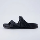 Lens Braided Strap Sandals