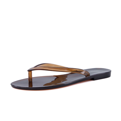 Aqua Jelly Flip Flops