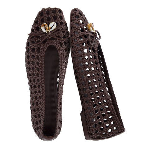 Witty Woven Ballet Flats