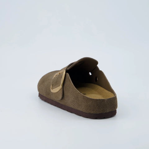 Rusty Leather Clogs