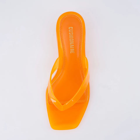 Riot Jelly Thong Kitten Heels