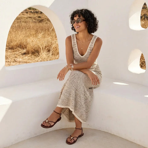 Tory Strappy Flat Sandals
