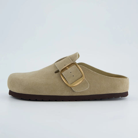 Rusty Leather Clogs