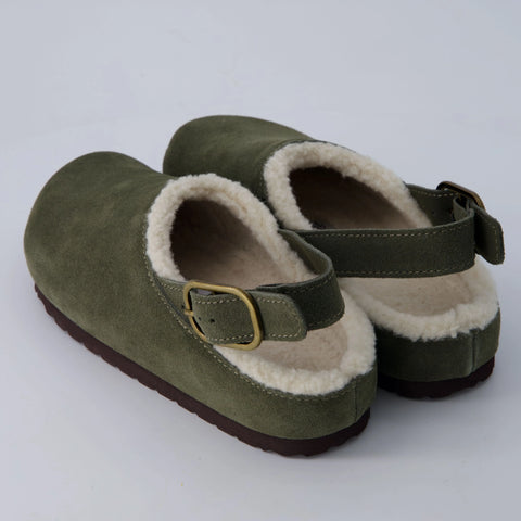 Luz Suede Clogs