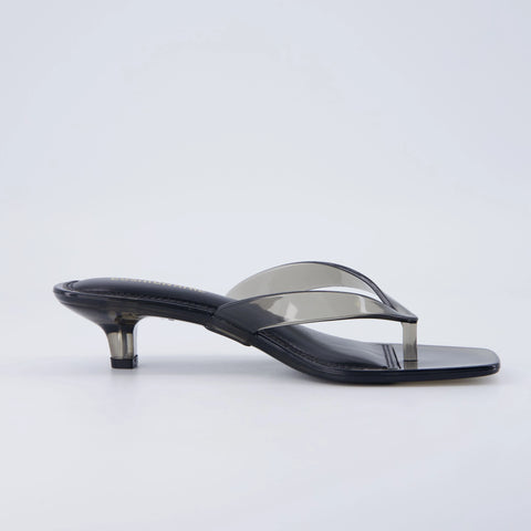 Riot Jelly Thong Kitten Heels