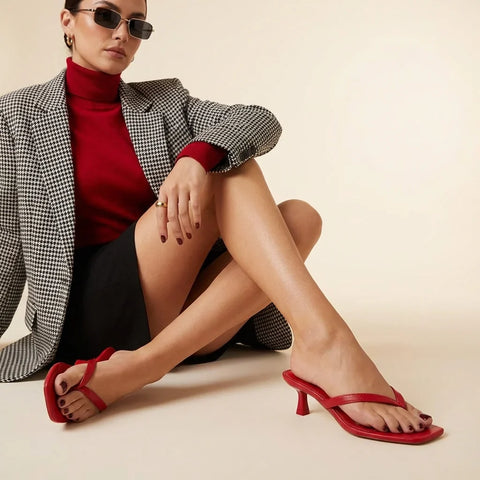 Miami Kitten Heel Sandals