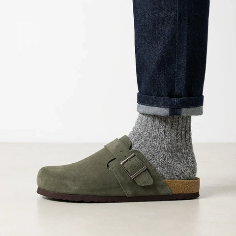 Hugo Genuine Suede Clogs