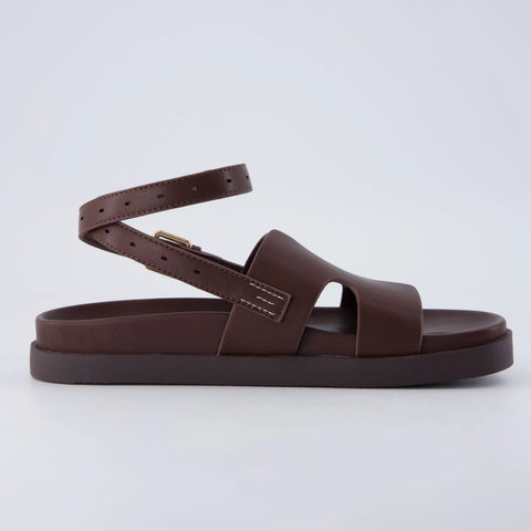 Erika Cut-Out Ankle Wrap Sandals