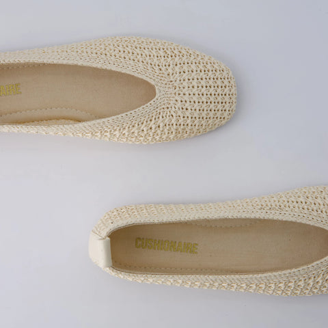 Gilt Woven Ballet Flats