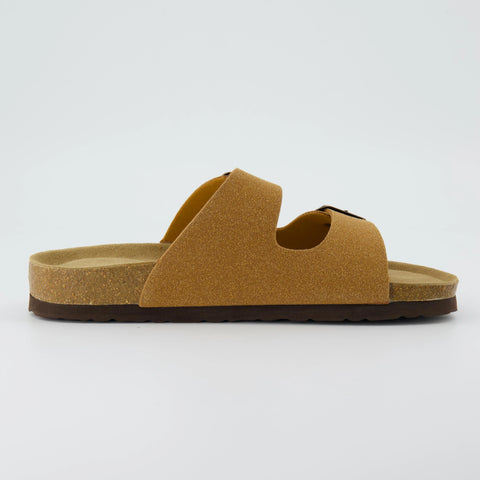 Lane Cork Footbed Sandal Suedes