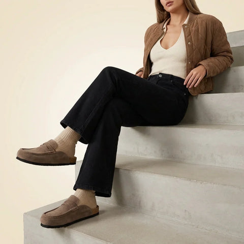 Fondu Leather Clogs