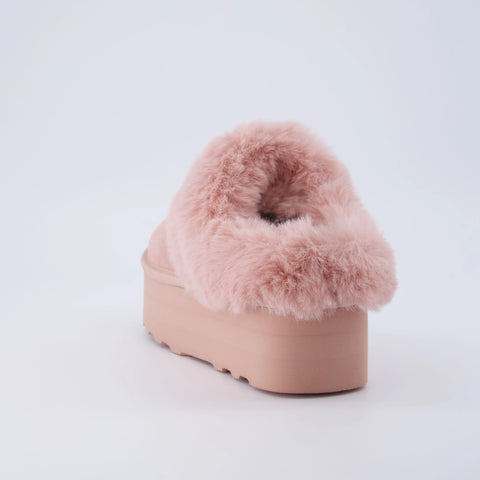 Husky Suede Cozy Platform Mule