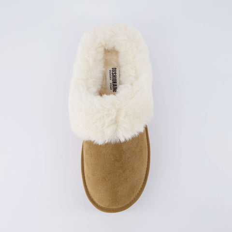 Husky Suede Cozy Platform Mule