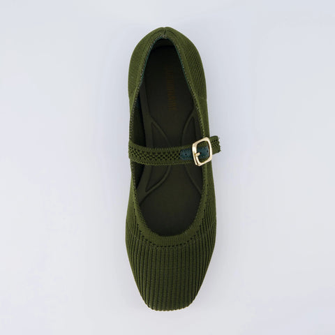 Petal Mary Jane Knit Flat