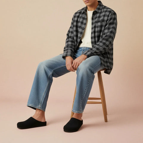 Heath Men's Leather Clogs