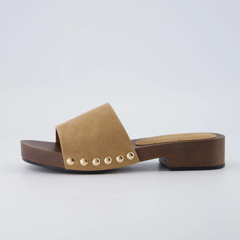 Timmi Genuine Suede Slides