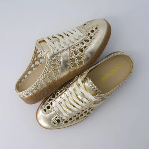 Buffy Woven Sneaker Mules