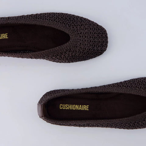 Gilt Woven Ballet Flats
