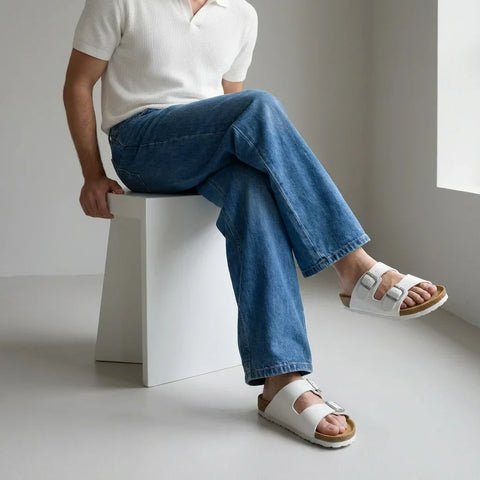 Lane Men's Cork Footbed Sandal