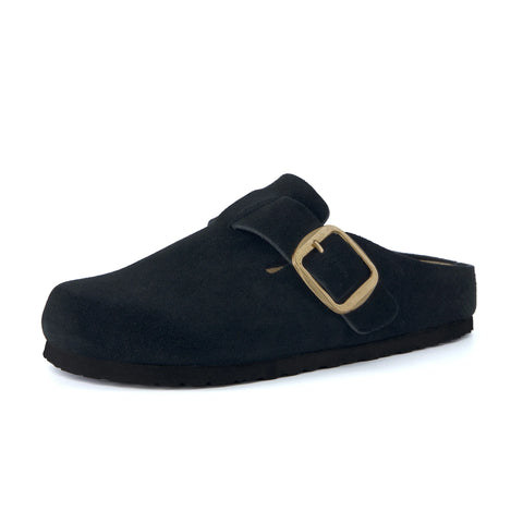 Rusty Leather Clogs