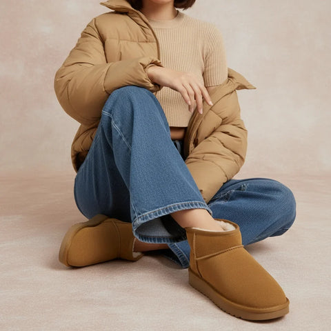 Hip-3 Genuine Suede Boots