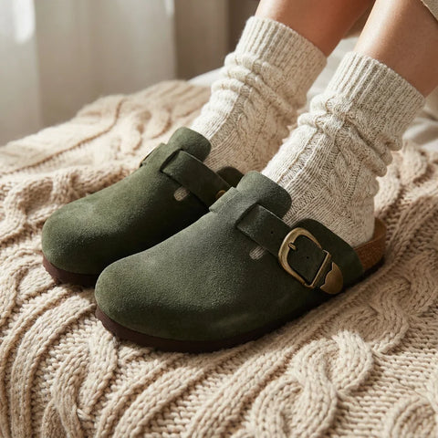 Hamlet Leather Clogs
