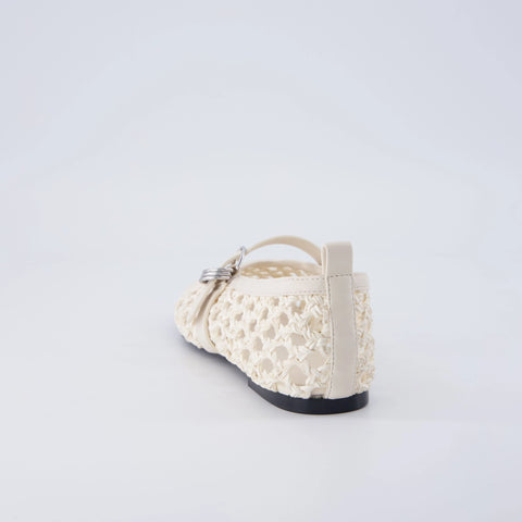 Wendy Woven Mary Jane Flats