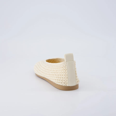 Gilt Woven Ballet Flats