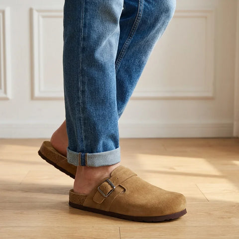 Hugo Genuine Suede Clogs
