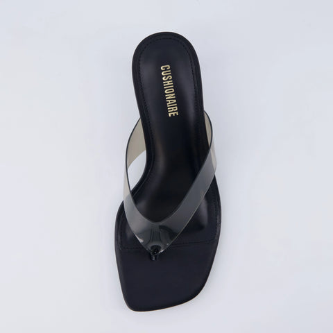 Mezzo Clear Strap Kitten Heels