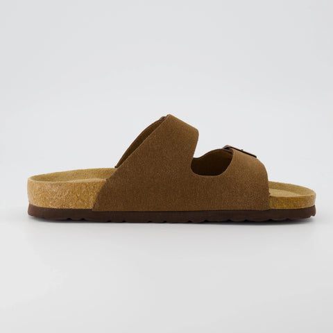 Lane Cork Footbed Sandal Suedes