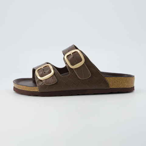 Lang Woven Cork Footbed Sandal