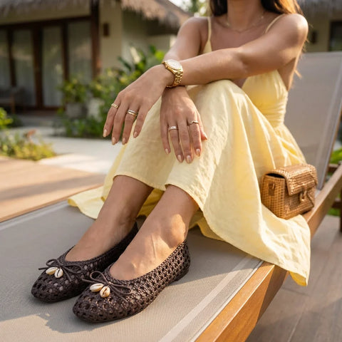 Witty Woven Ballet Flats