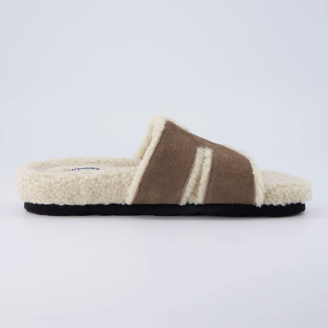 Cuddle Shearling Footbed Sandal