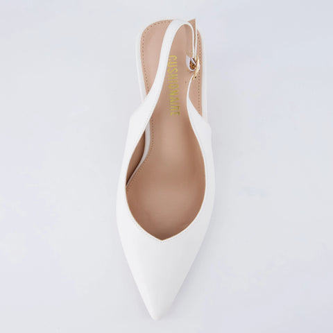 Saby Slingback Kitten Heels