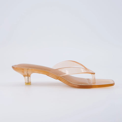Riot Jelly Thong Kitten Heels