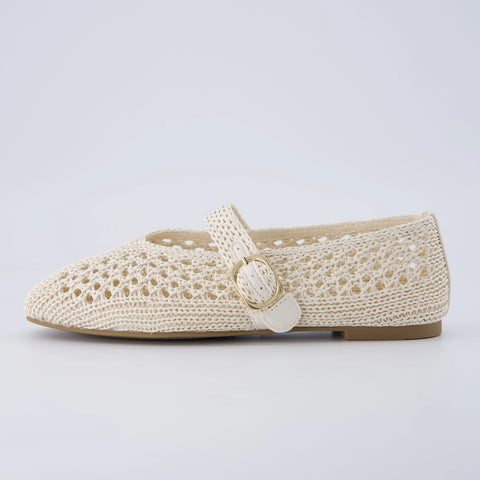 Monet Woven Mary Jane Flats