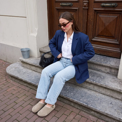 Luz Suede Clogs