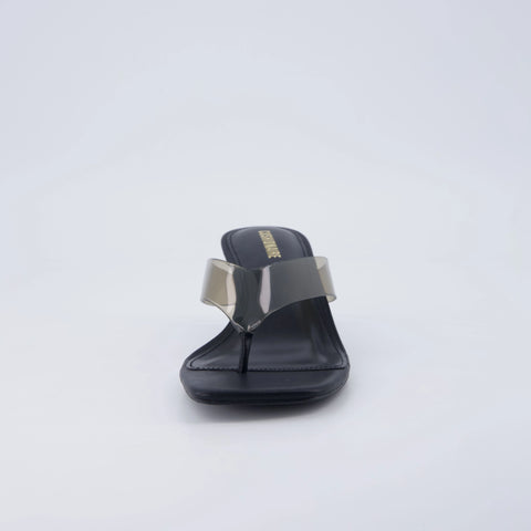 Mezzo Clear Strap Kitten Heels