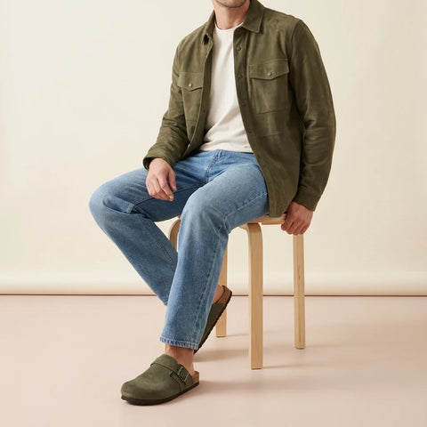 Hugo Genuine Suede Clogs