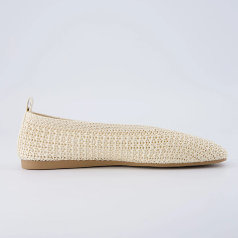 Gilt Woven Ballet Flats