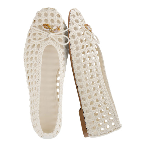 Witty Woven Ballet Flats
