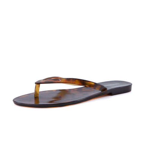Aqua Jelly Flip Flops