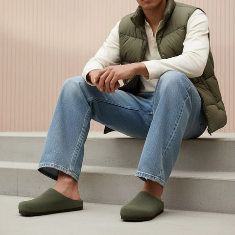 Heath Men's Leather Clogs