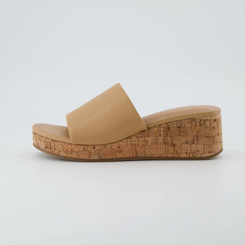 Nano Cork Wedge Sandal